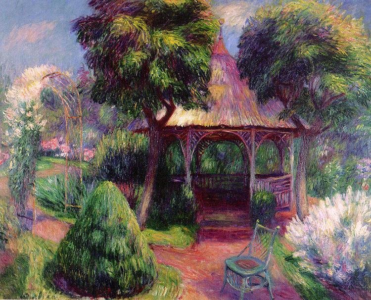 William Glackens Garden at Hartford oil painting image